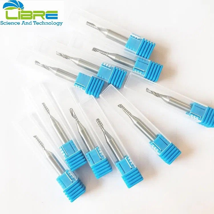 R204A carboneto de tungstênio  roteador bit broca fresagem lâmina para material PP PE PET