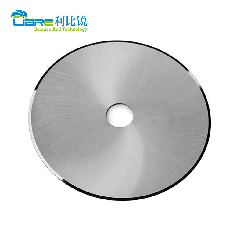 Faca circular de carboneto 22MAX326-1 com lâmina de corte de haste de filtro de cigarro de prata
