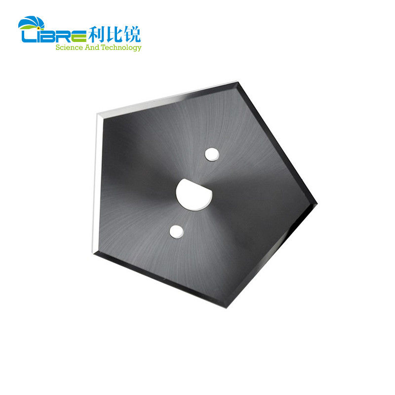 Faca pentagonal 40.9mm HRA89 Lâmina de cortador industrial para máquina de fabricação de sacos de cimento